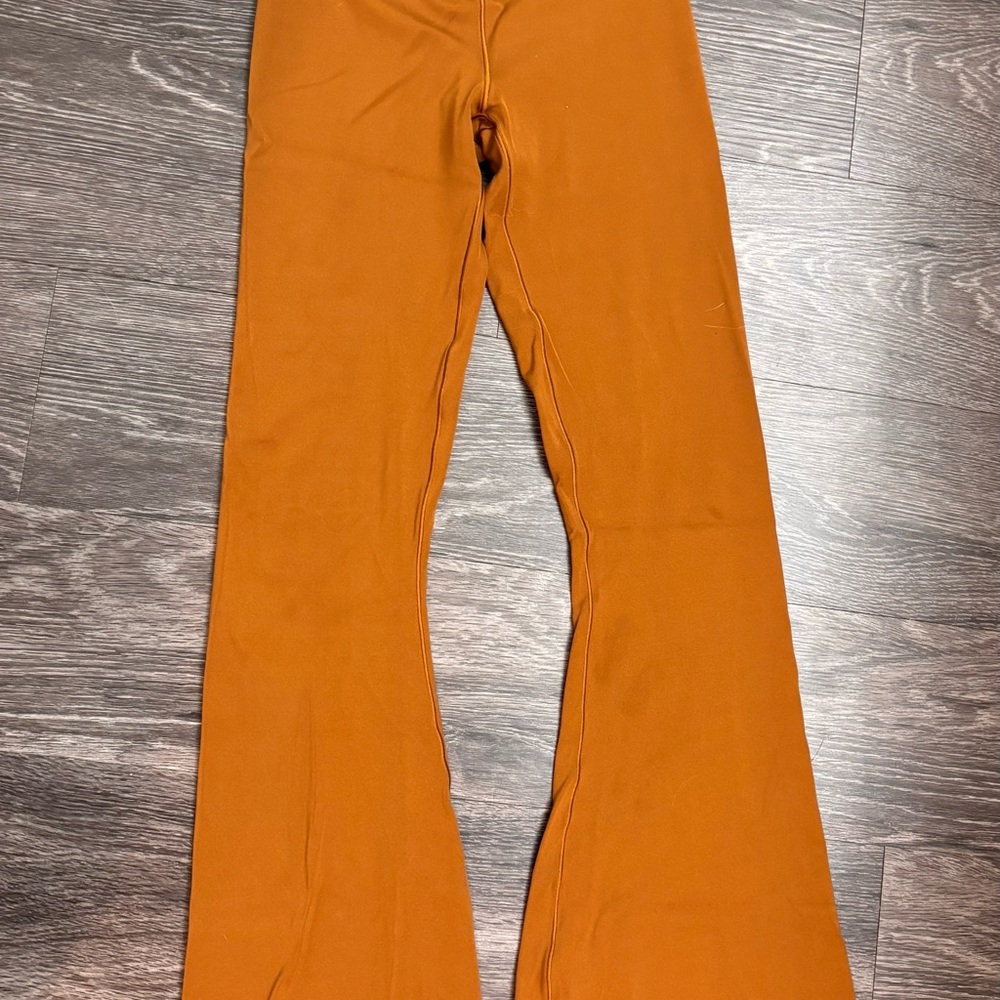 Aerie Warm Brown Flared Pants